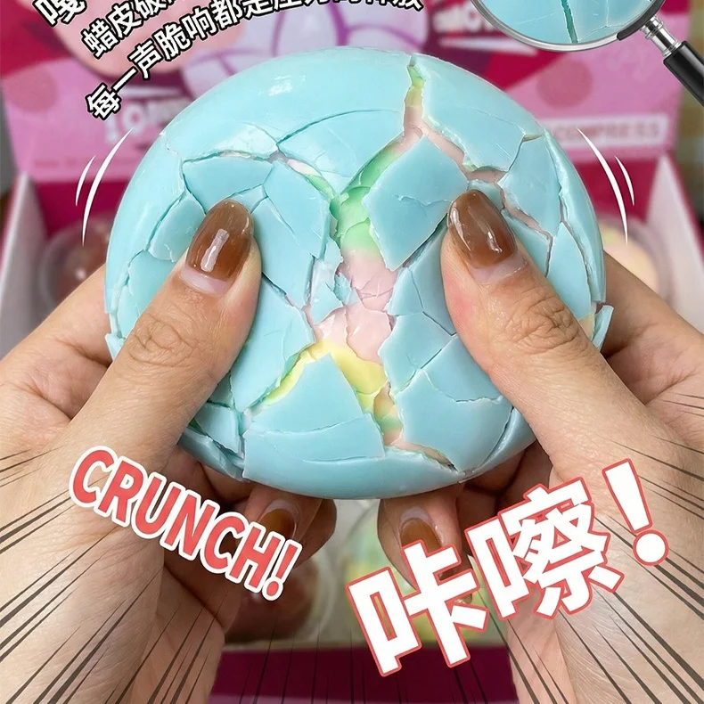 Squishy Stress Balls Slow Rebound Wax Skin Squeeze Toy Sensory Fidget Toy Soothing Relieving Stress For Kids Adult Party Gifts view 4