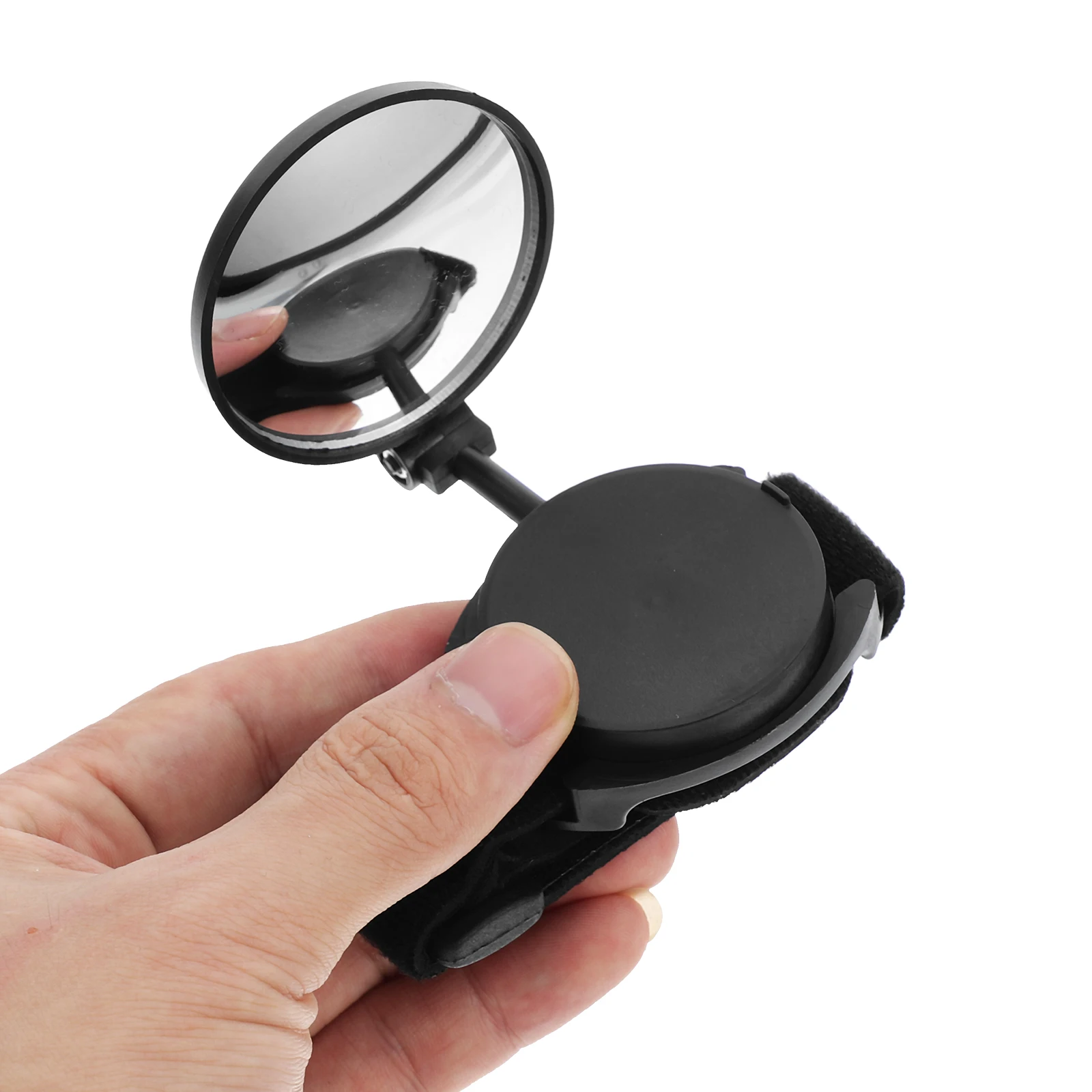 

Rear View Wrist Guard Mirror for Bicycle Tricycle Robust ABS Acrylic Build Easy Fit Comfortable Use Cycling Safety Essential