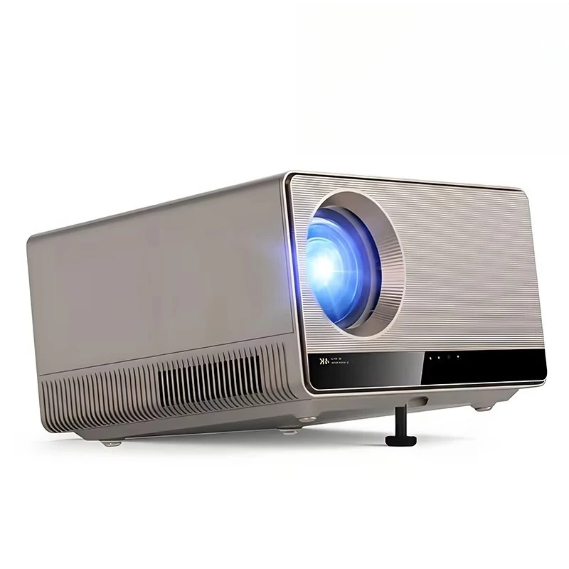 Proiettore 4K con LCD da 5,5 pollici 3840*2160p Sistema operativo Android12 e obiettivo Smart AUTO 800ANSI Lm Motore antipolvere HDR10 Doppio 8W SPK