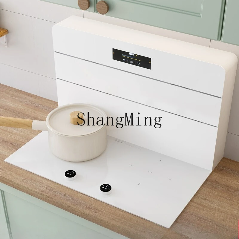 

ZYY white double induction cooker pure electric integrated stove lower row type household embedded double head