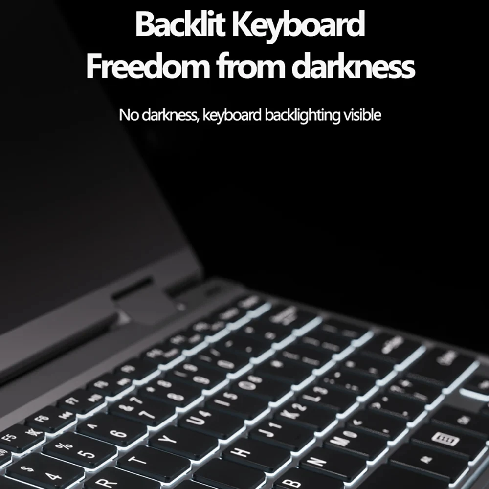 【DR-S1】Touchscreen Laptop Intel N95 16GB DDR5 Computer 10.9'' 360° Fold 2TB SSD M.2 Backlit Keyboard Mini Laptop Notebook