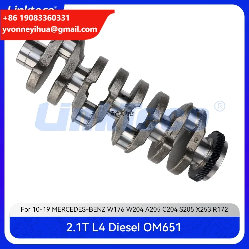 

Engine Part Crankshaft Fit 2.1 2.2 L T L4 Diesel OM651 For 10-19 Mercedes-Benz JEEP COMPASS W166 R172 W212 W204 A207 2.1T 2.2L