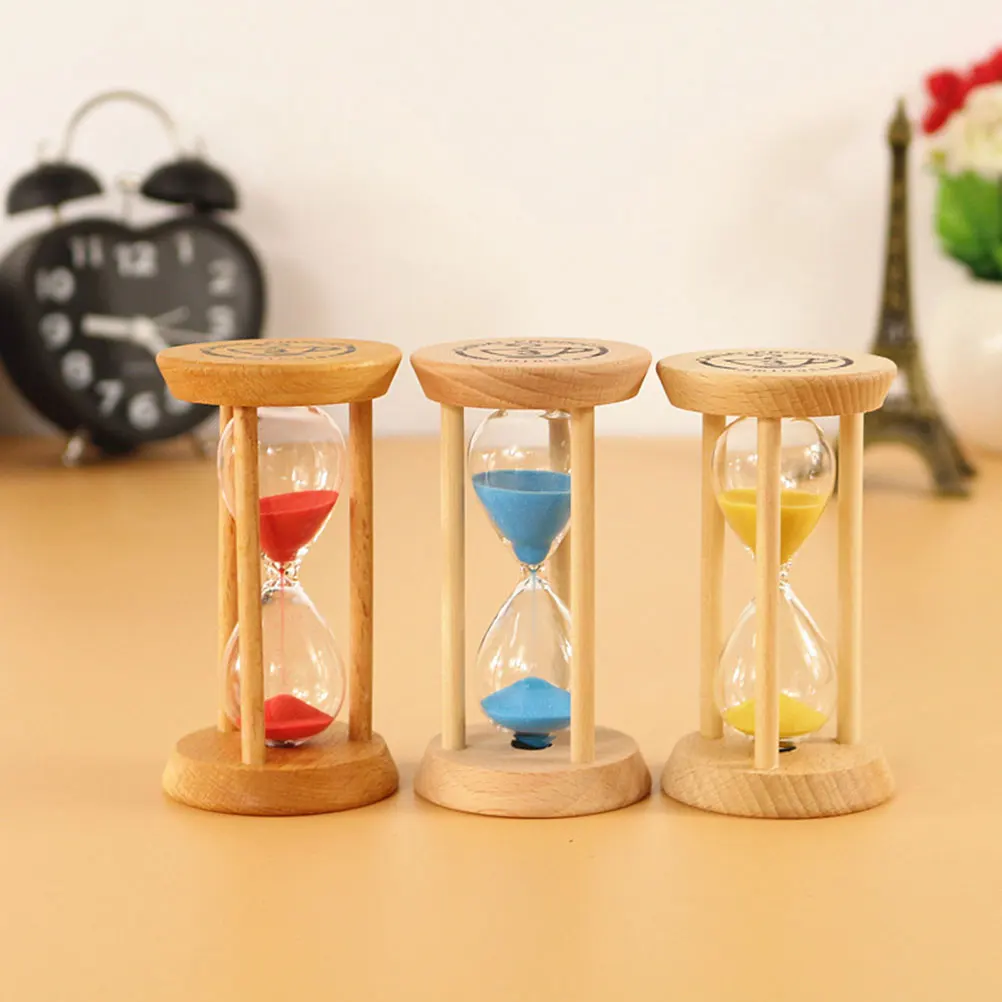 

2Pcs Children Hourglass Sand Timer Decorative Sand Glass Tooth Brushing Time Management Trainer Children Hourglass
