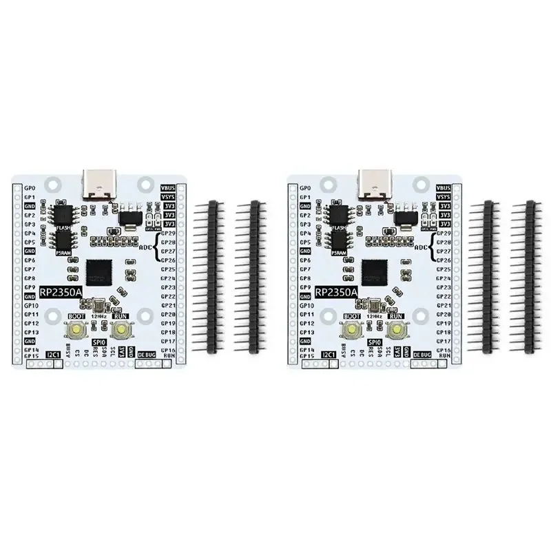 Ingenious-2X For Raspberry Pi Pico 2 RP2350A Development Board With RP2350-Linux PSRAM, USB-C Connectivity For Advanced Projects
