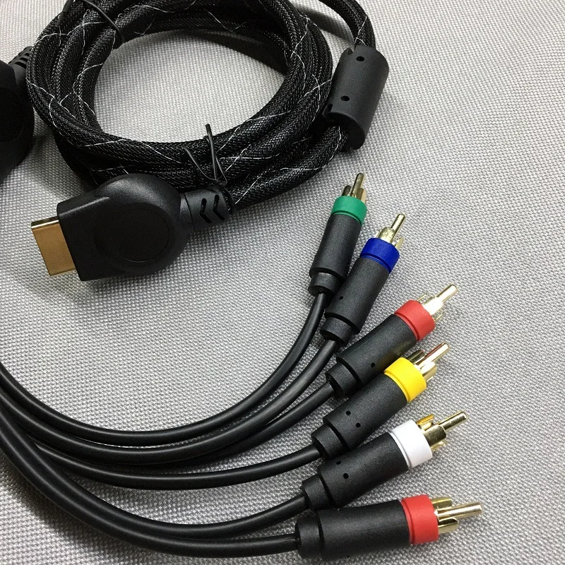 High quality RGB+Sync Audio Video cable for ps1 for PS2 for PS3 game console BNC connector available 1.8M Not Component cable