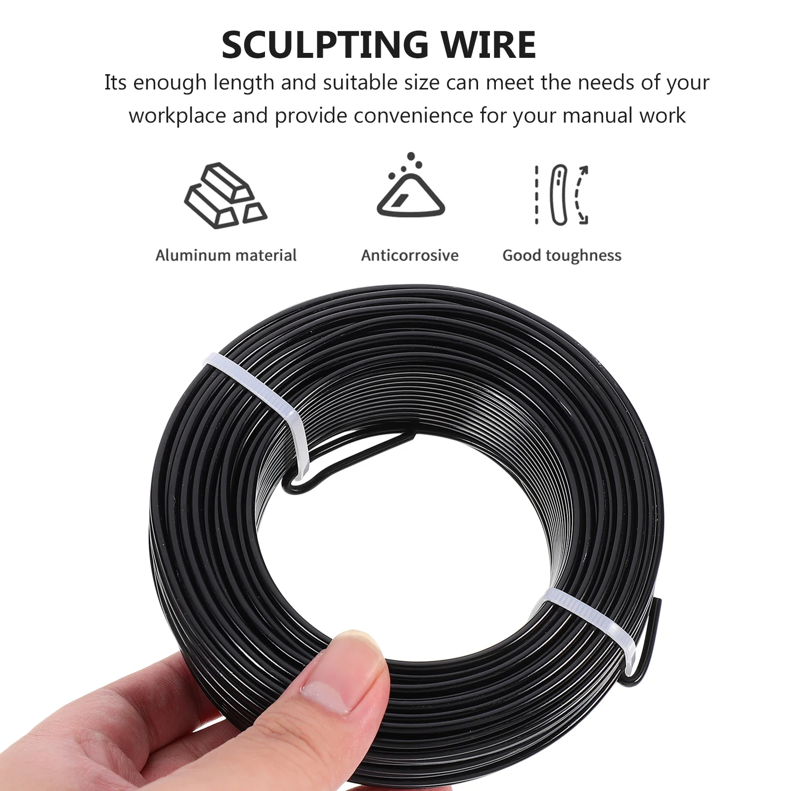 Jewelry Wire Making Supplies Bendable Jewlery Crafts Anodized Aluminum for Crafting