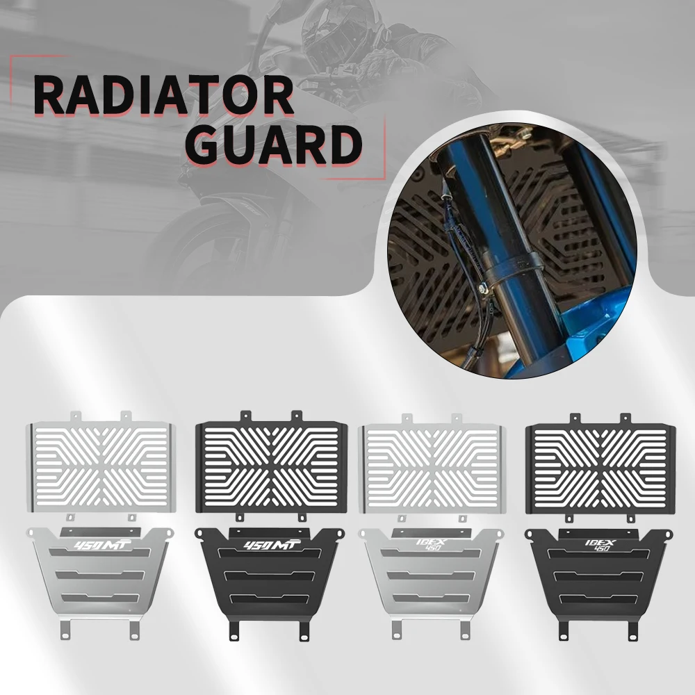 

2026 2025 2024 Motorcycle FIT For CFMOTO CF MOTO 450MT 450 MT MT450 2024-2026 Radiator Guard Engine Protection Cover Protector