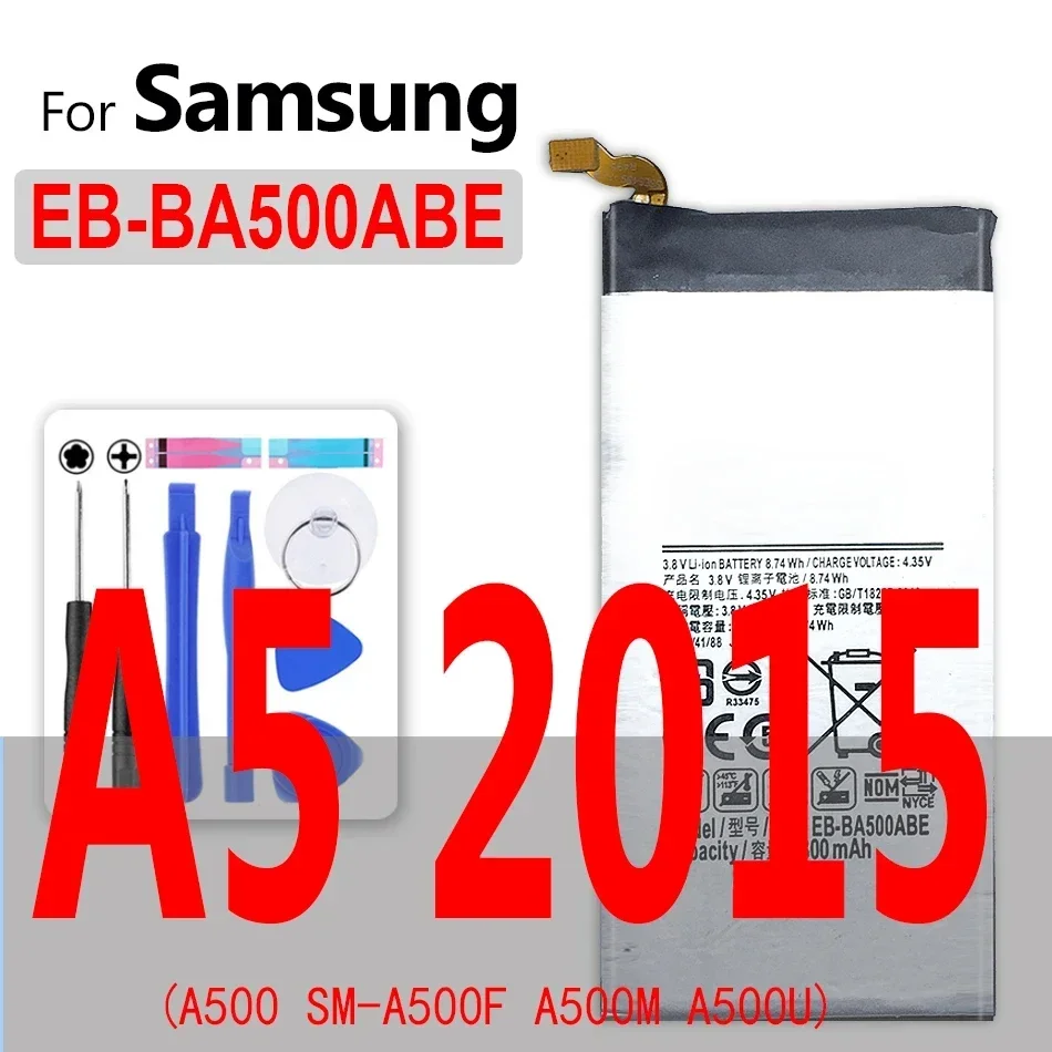 Battery For Samsung Galaxy A3 A5 A6 A7 A8 A9 Star 2015 2016 2017 2018/Note 1 2 3 4 5 7 8 9 10 Plus Lite Edge SM A510F A310F