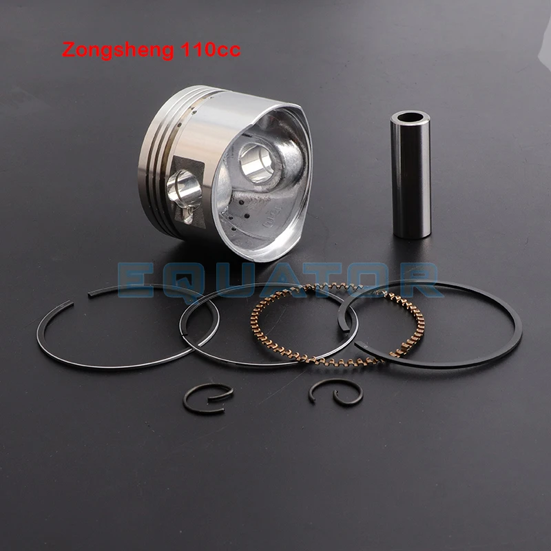 Motorcycle pit dirt parts Zongsheng 110cc piston FOR 90 100 110 cc PIT DIRT BIKE ENGINE