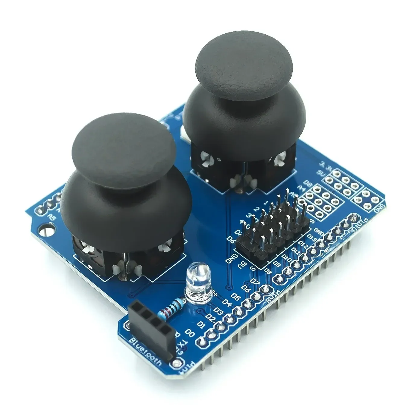 NEW Electronic building blocks Dual PS2 game joystick button module JoyStick compatible with For UNO R3