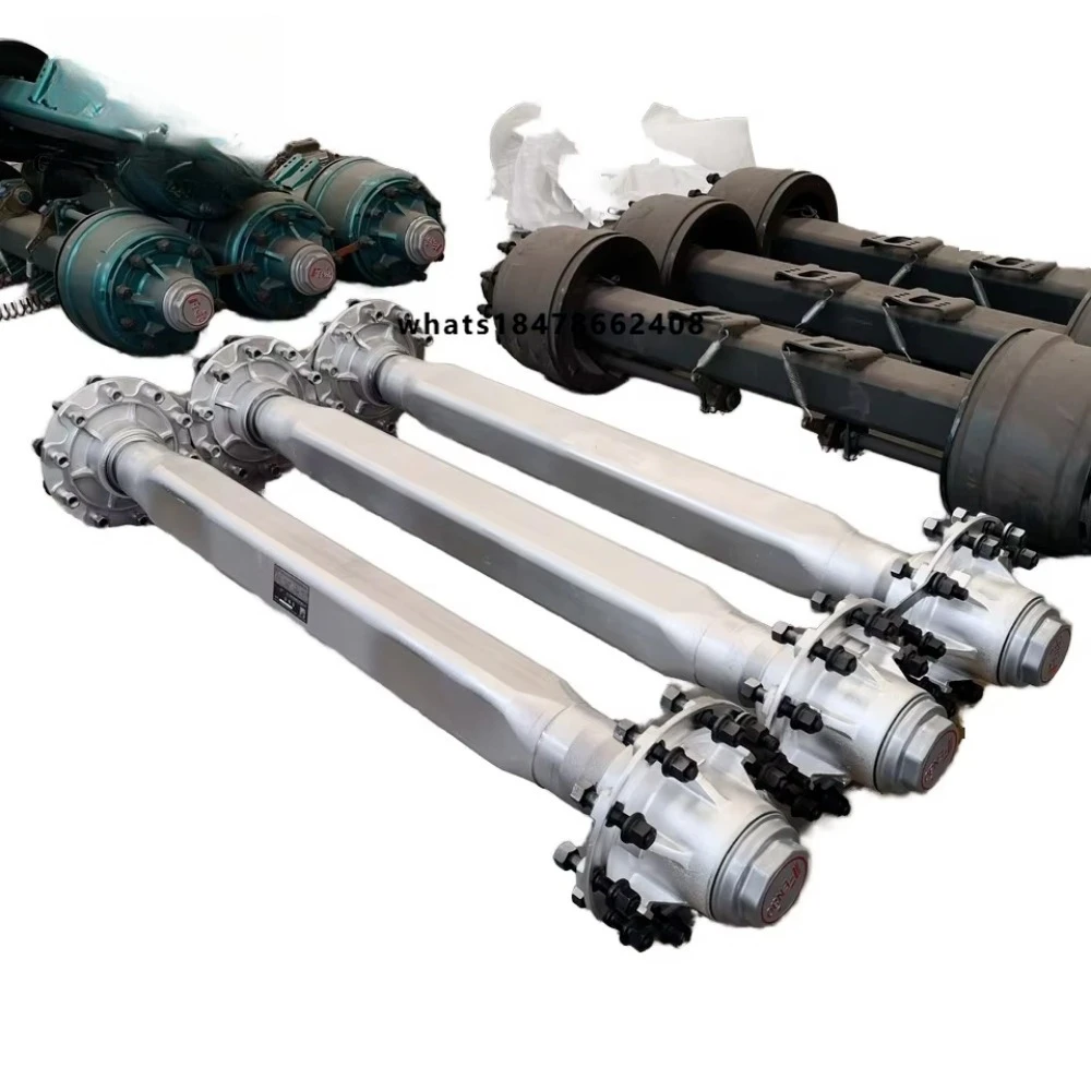 13TONS Axles for Truck Trailers New Steel Parts & Accessories Direct Export to South Africa Made in China