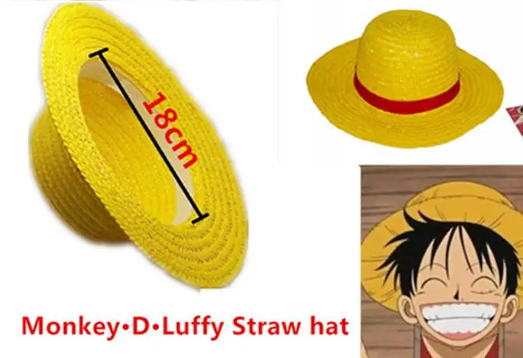 Anime japonais Monkey D. Costume de Cosplay Luffy avec Chapeau, Vêtement de Bande Dessinée