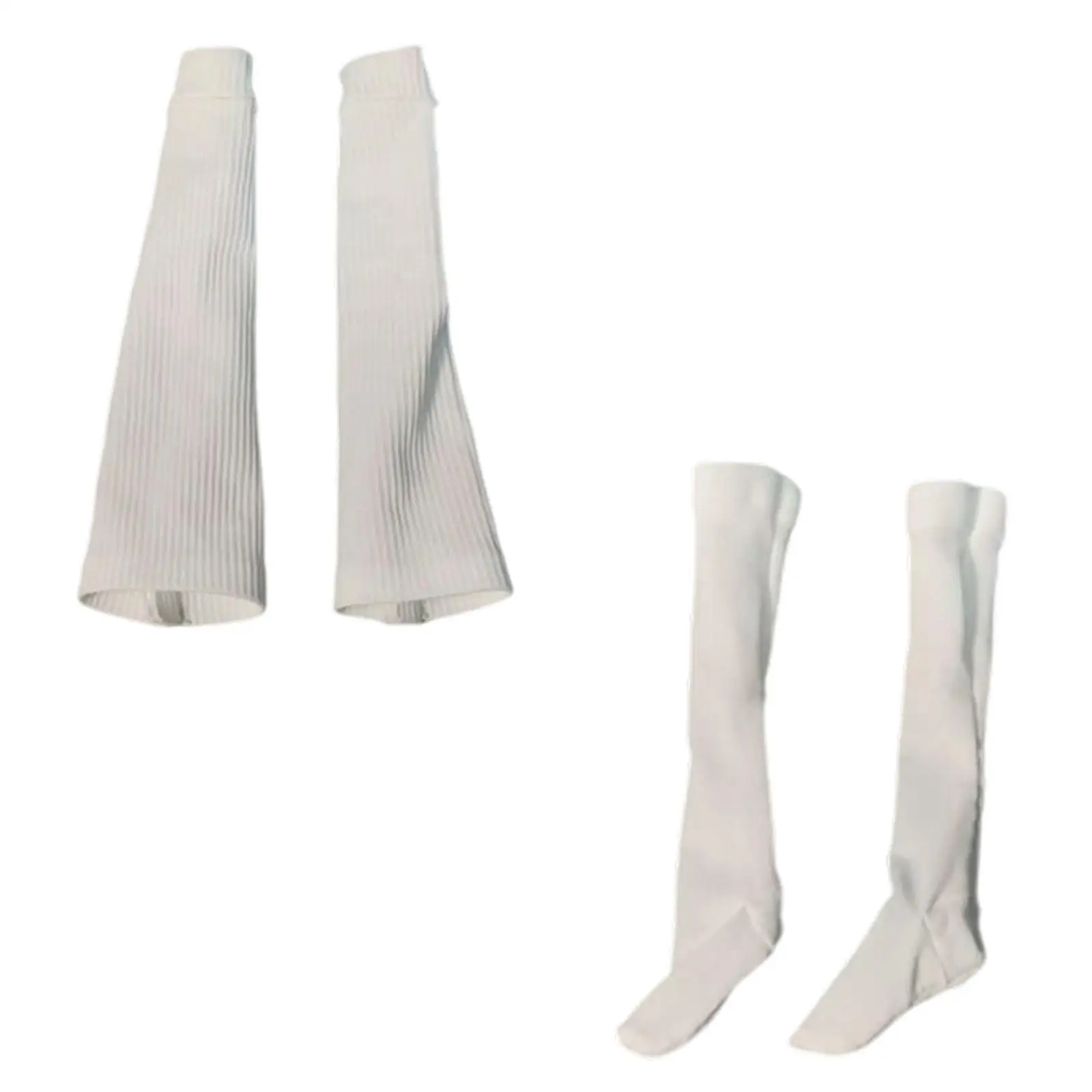 

1/6 Scale Tube Socks Stylish Fashion Dolls Dress up Accessory Calf Socks Leg Warmers for 12inch Female Figures Costume Accessory
