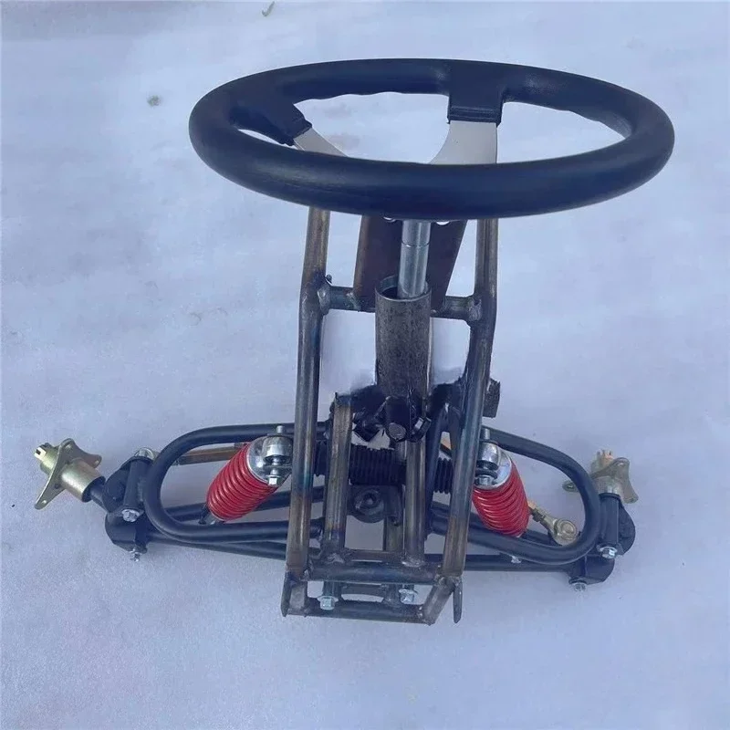 Four-wheel carding two-wheel modified three-wheel motorcycle ATV accessories suspension front steering  claw flange steering