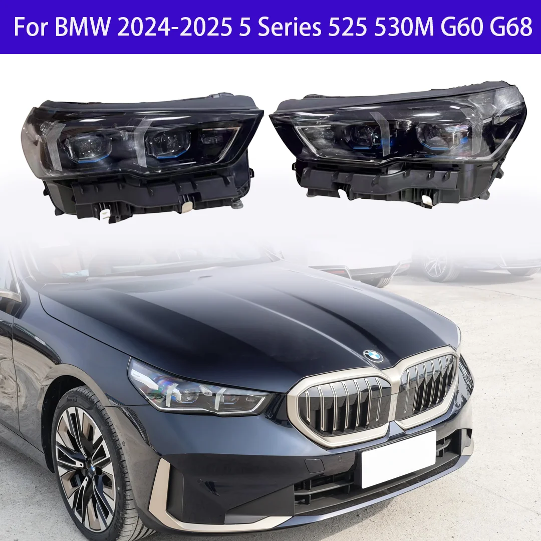 

Для BMW 2024-2025 5 серии 525 530M G60 G68 обновленная высококачественная синяя лазерная фара в сборе