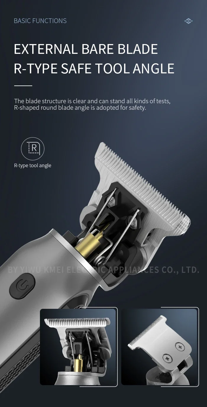 Kemei Haarschneidemaschine Km-2299 Km-1757 Km-TX10 Haarschneidemaschine Lokale Kühlung Professionelle Haarschneidemaschine 0 mm Haarschneidemaschine Set – Detail 13