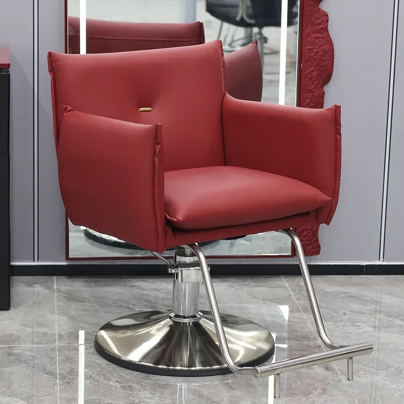 Barber shop chair Hair salon special lifting and cutting hair perm and dyeing hair salon chair