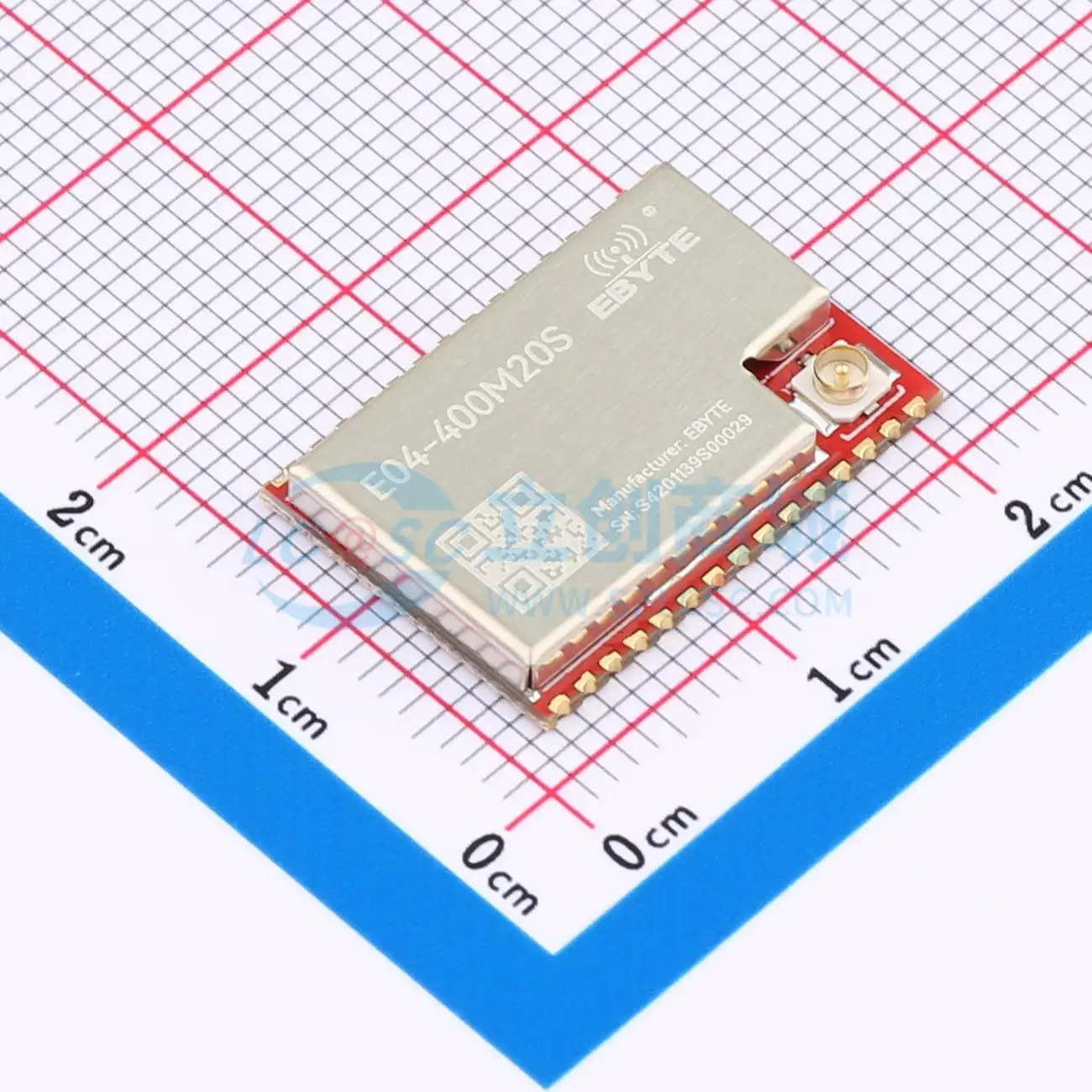 2pcs E04-400M20S SMD 20x14mm 478MHz GFSK FSK OOK ASK 20dBm RF Wireless Communication Module for Smart Home System