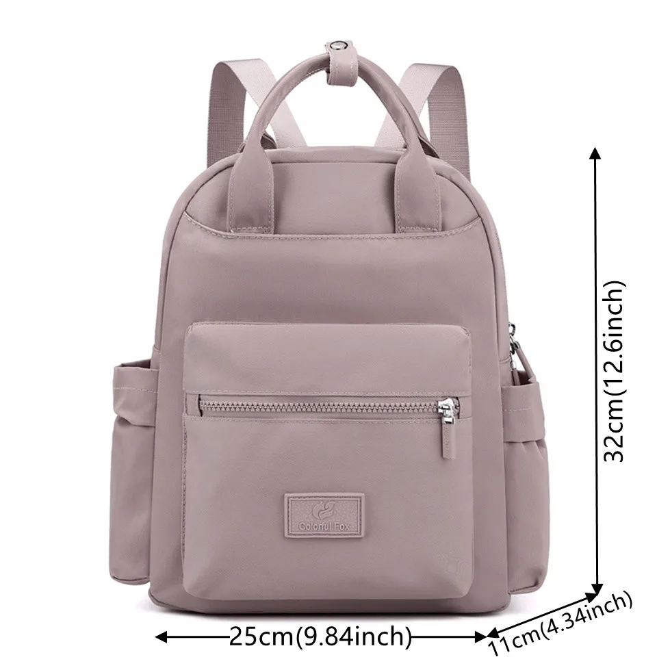 Women Fashion Backpacks Shoulder School Bags for Teenage Girls Preppy Style Bookbag Nylon Rucksack Female Knapsack