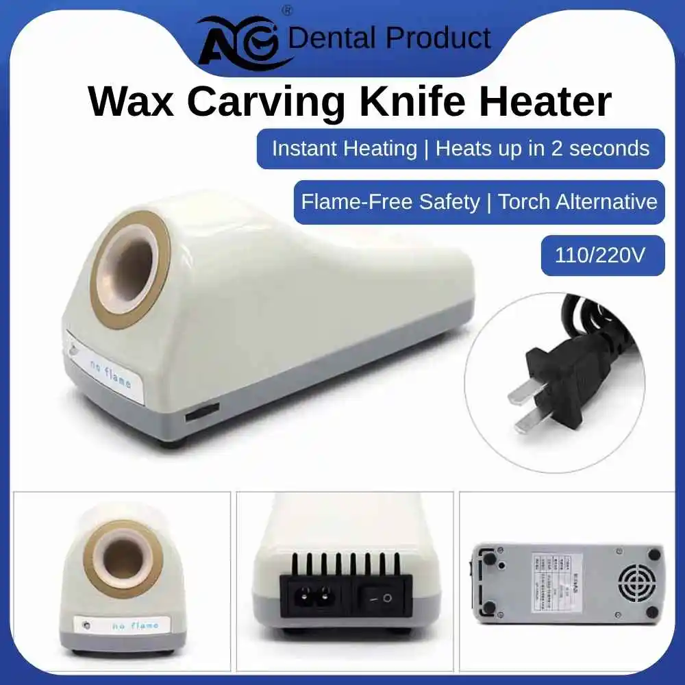 

Инфракрасный электронный индукционный нагреватель для воска без пламени AG Dental lab с датчиком, для зуботехнических лабораторий, с функцией подогрева восковых ножей