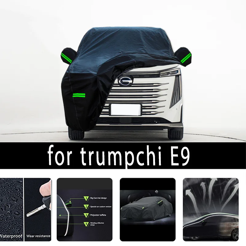 

For Trumpchi E9 car protective cover Auto paint protection Sunscreen heat-insulating waterproof car clothing Car film