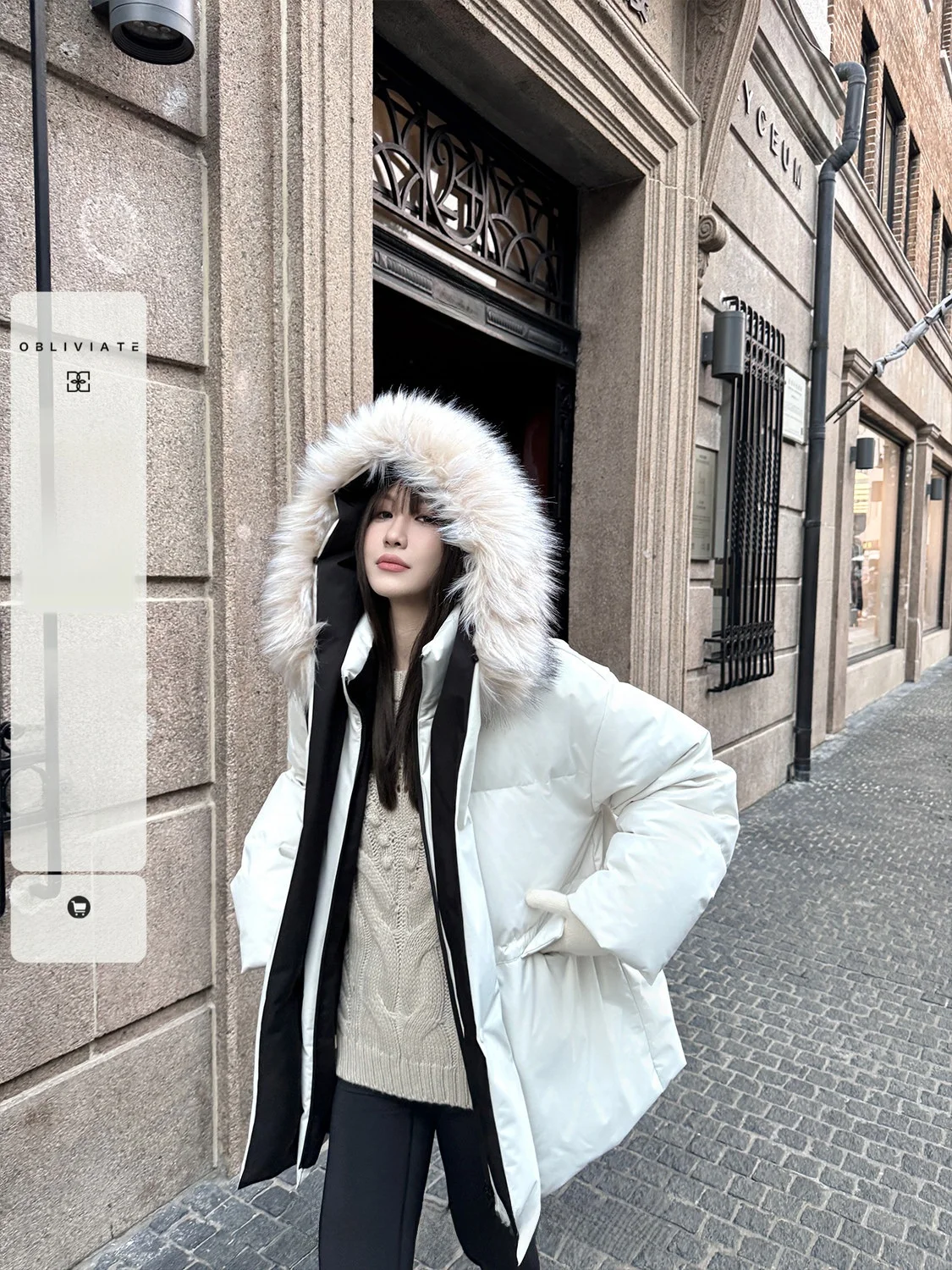 

Warmth down Jaet Women's Parka Coat Big Fur Collar Tee-Proof Fabric Du down Filling Long Sve Zipper Closure Color