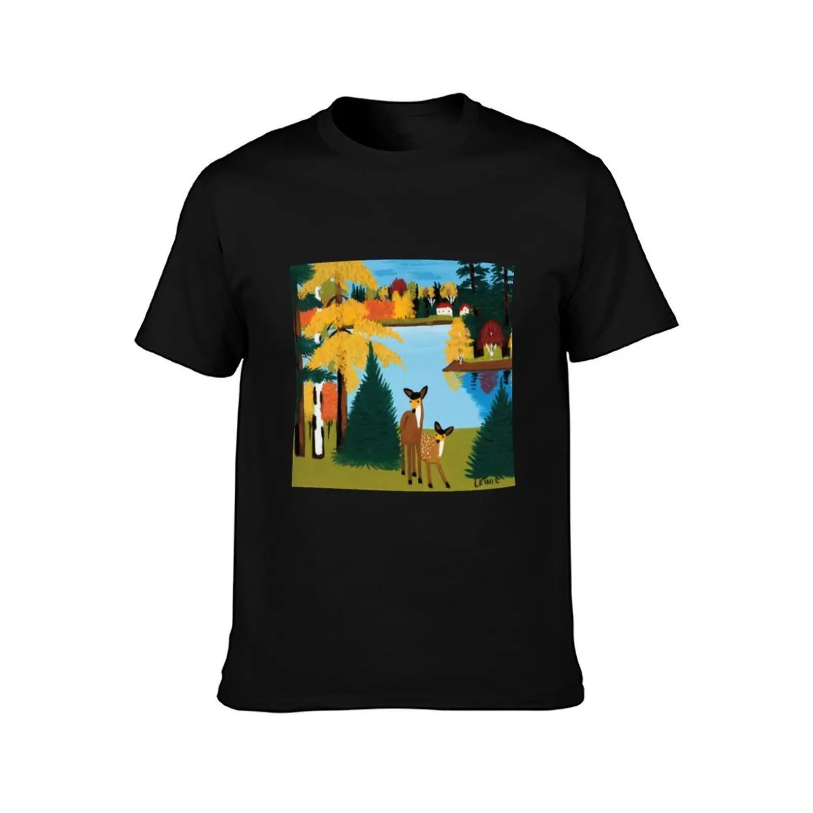 Maud Lewis T-Shirt Independence Day Short Sleeve T-Shirt
