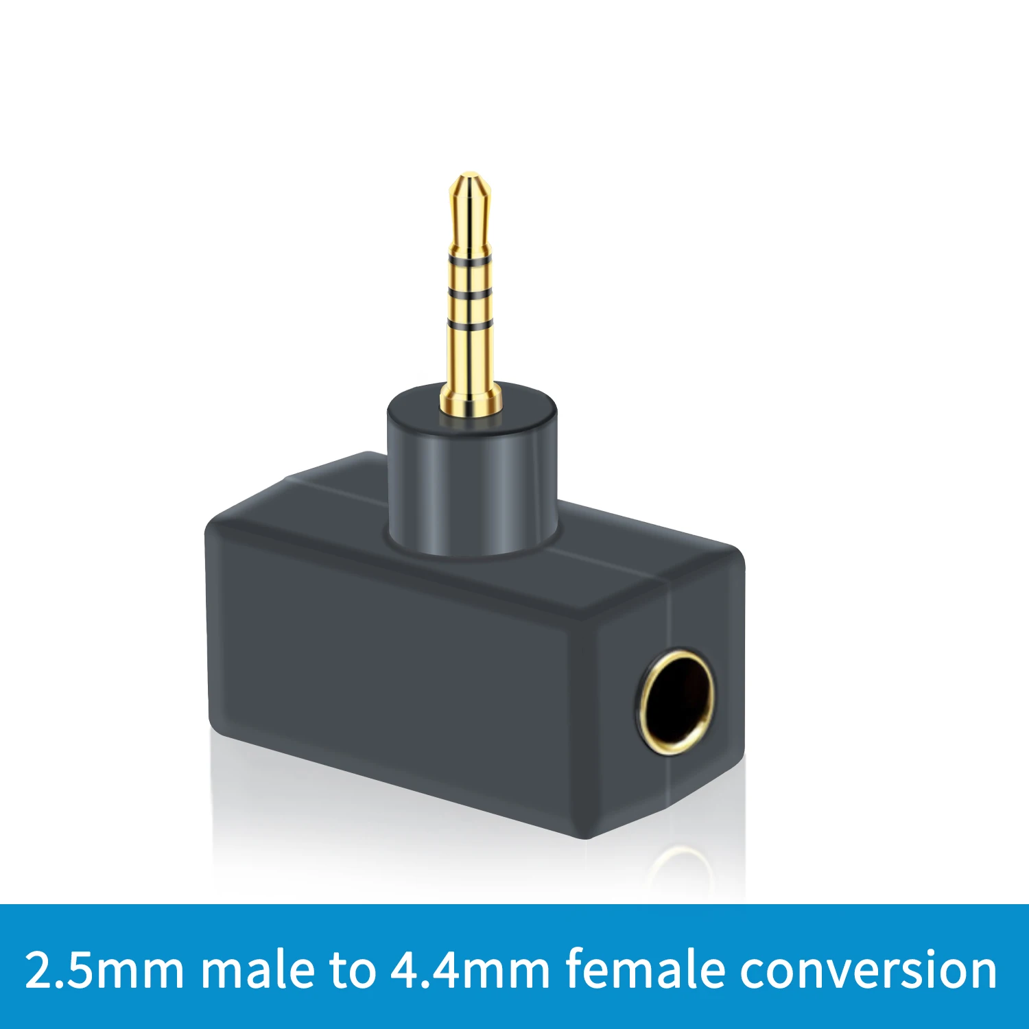 

SYRNARN 2.5mm Balanced Male to 4.4mm Balanced Female Adapter Portable Headphone Cable for HiFi Audio Converter DAP DAC Amplifier