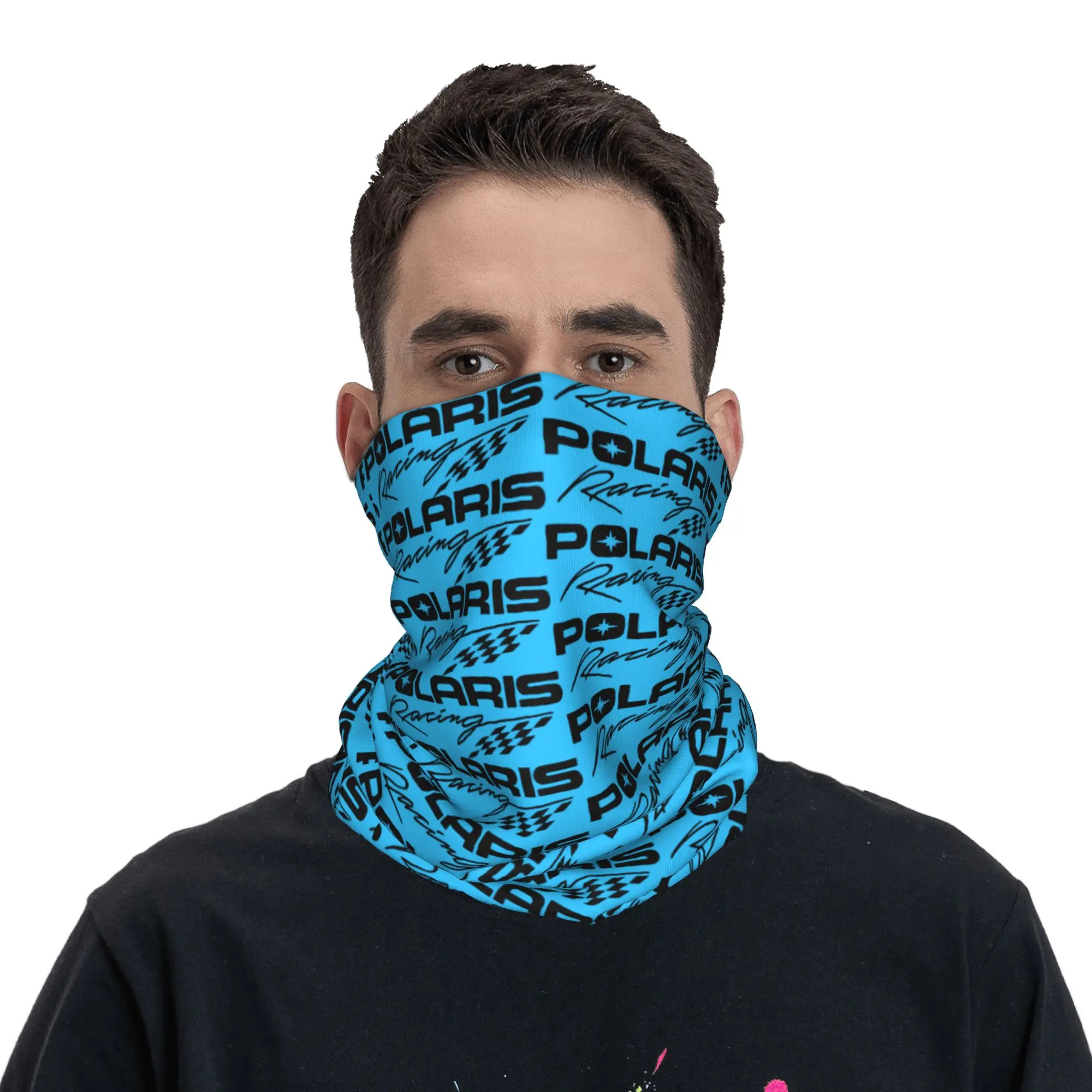 Custom P-Polaried Winter Headband Neck Warmer Men Women Ski Cycling Tube Scarf Motor Racing Sport Car Face Bandana Gaiter