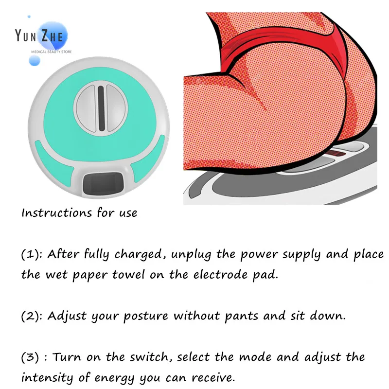 NEW Butt Lifting Electric Machine Kegel Pelvic Floor Muscle Training Postpartum Muscle Stimulator EMS Pelvic Floor Chair