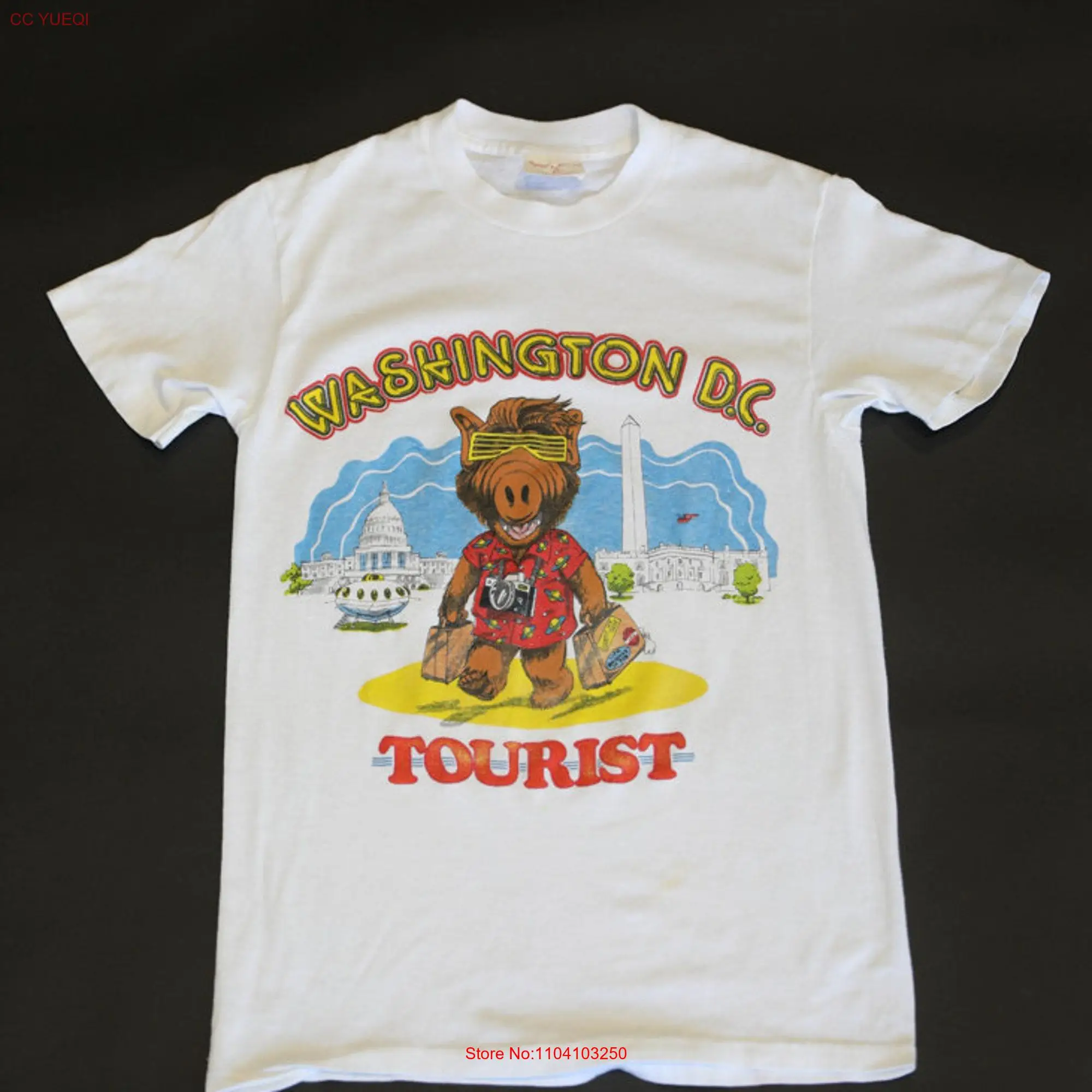 1980S Alf Tourist T Shirt long or short sleeves