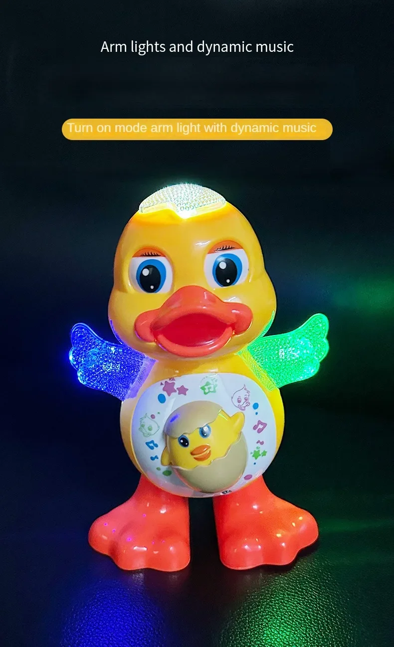 Electric Music Light Dancing Duck with Cute Blinking and Shaking
