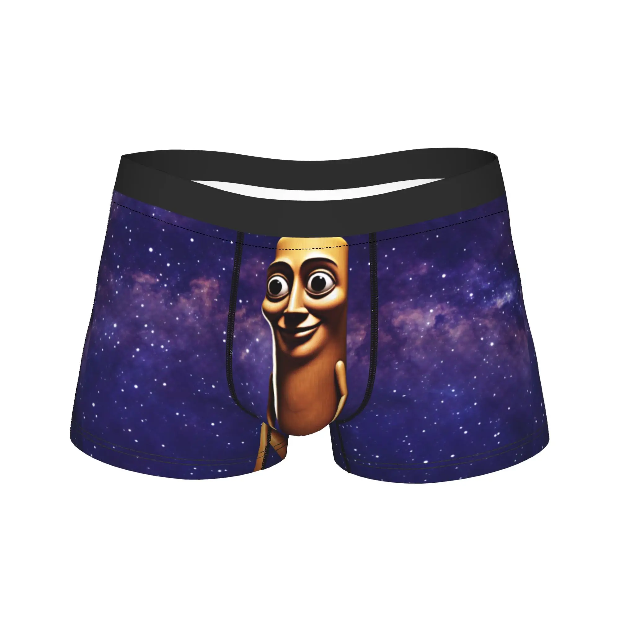 Tung Tung Sahur Outer Space Galaxy Cosmic Cartoon Shorts Briefs Underwear Men Novelty Boxer Shorts Design Plus Size Underpants