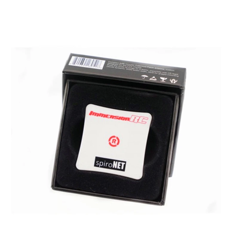 Immersion RC SpiroNet 5.8GHZ 5.8G 8dBi Mini RHCP LHCP Circular Polarized Patch Plate Antenna SMA Male RP-SMA Female