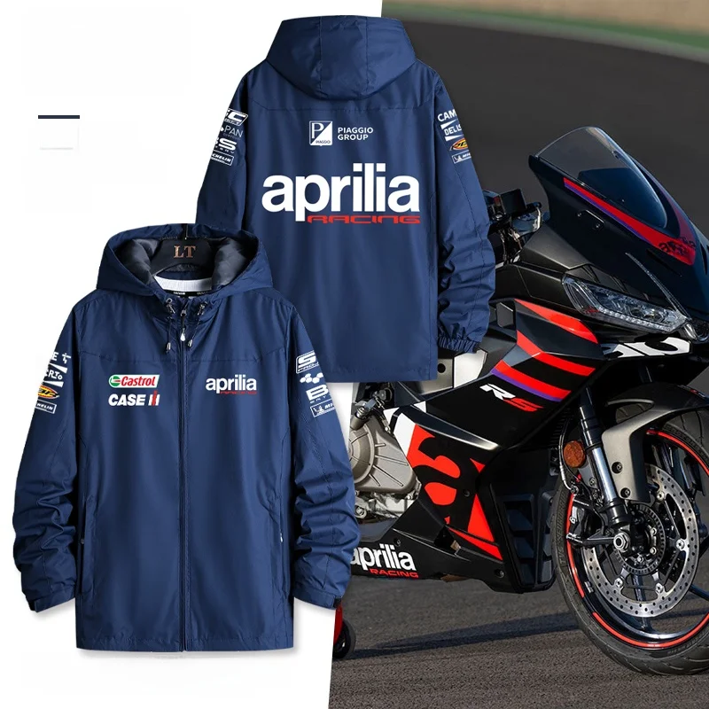 

Aprilia Motorcycle New Off-Road ex Riding Jaet Knight's Charge Outerwear Polyester Casual Sle Windproof Long Sve