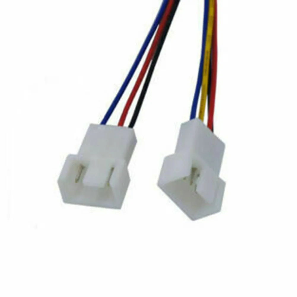Part Graphics Card Fan Cable 15cm 1pcs 26AWG Copper Tinned Wire 4Pin To 2 Way CPU Connector Cable GPU High Quality