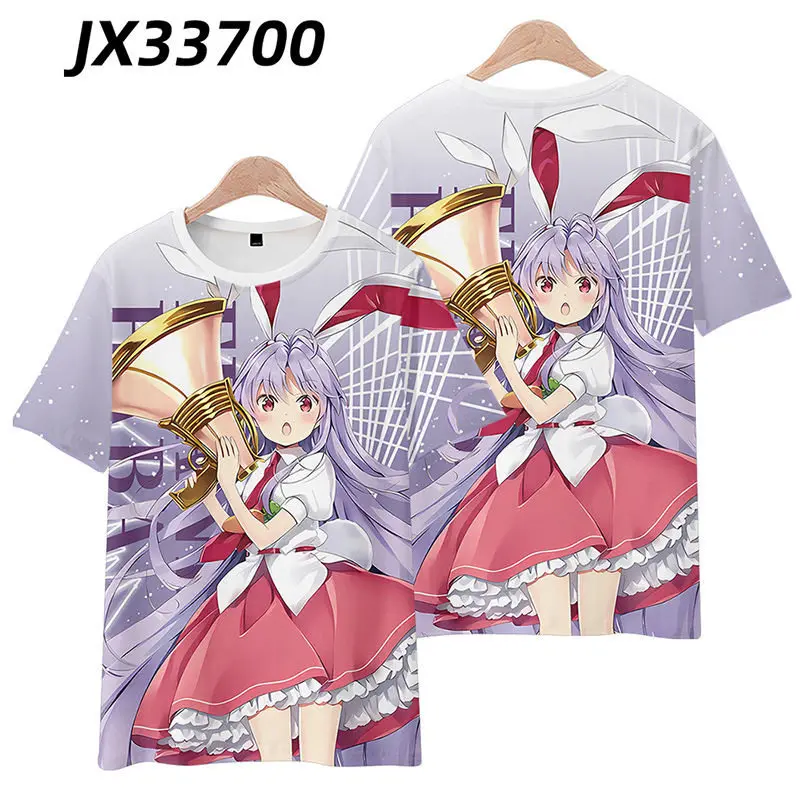 Anime TouHou Project 3D Print T Shirt Women Men Harajuku Tops Summer Crewneck Short Sleeve Funny Tshirt Graphics Tees Cosplay