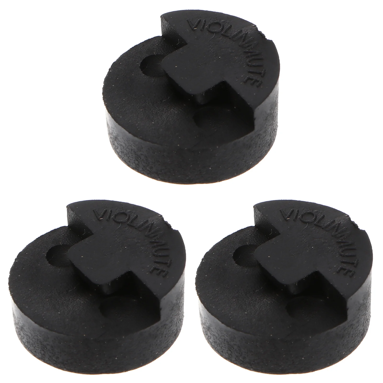 

3 Pcs Violin Mute Fiddle Sordine Practice High Quality Musical Instrument Accessory