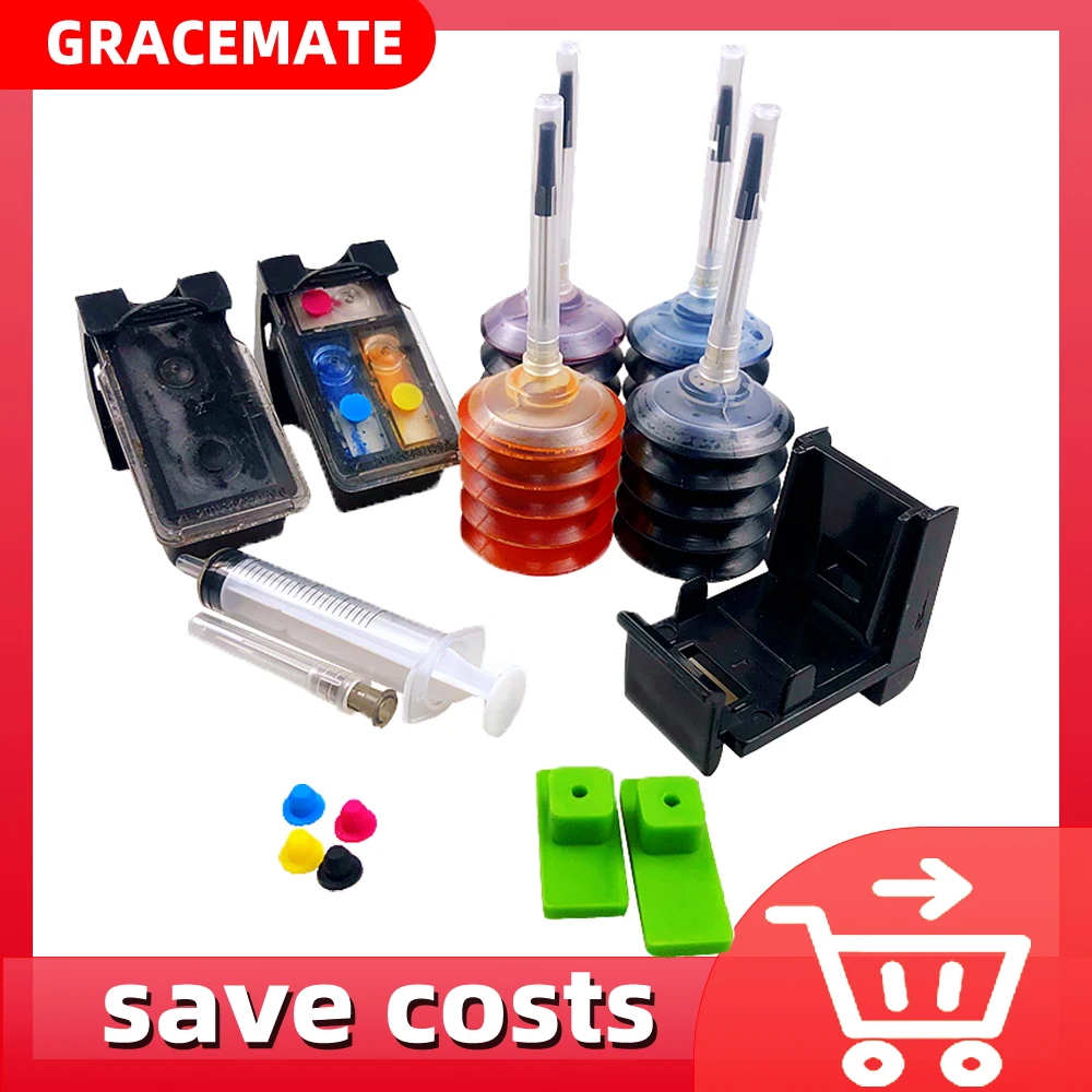 GraceMate Compatible PG440 CL441 Refillable Ink Cartridge for Canon MG3240 MG3540 MG4240 MG3640 MX524 MX454 MX374 MX434 MX450