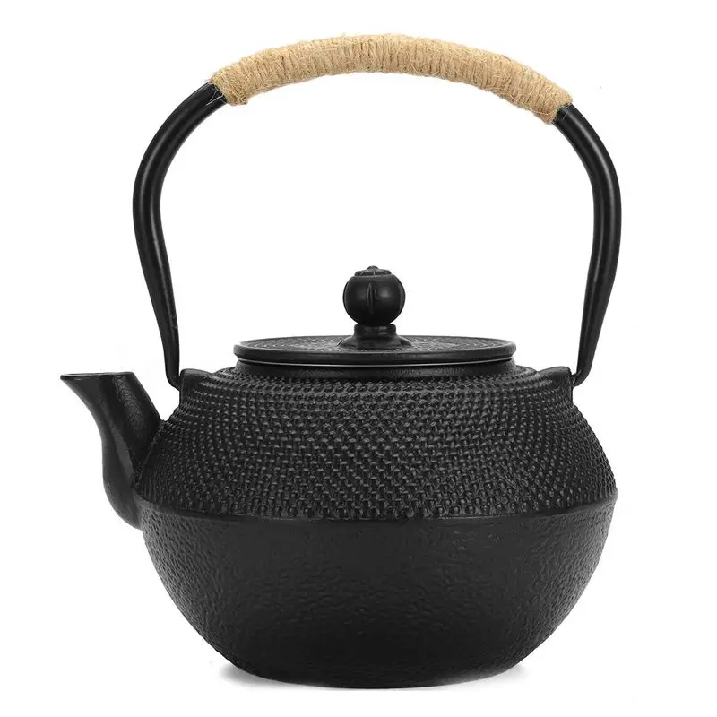 New 1.2L Japanese Tetsubin Style Iron Tea Pot Kettle Tetsubin Teapot + Strainer