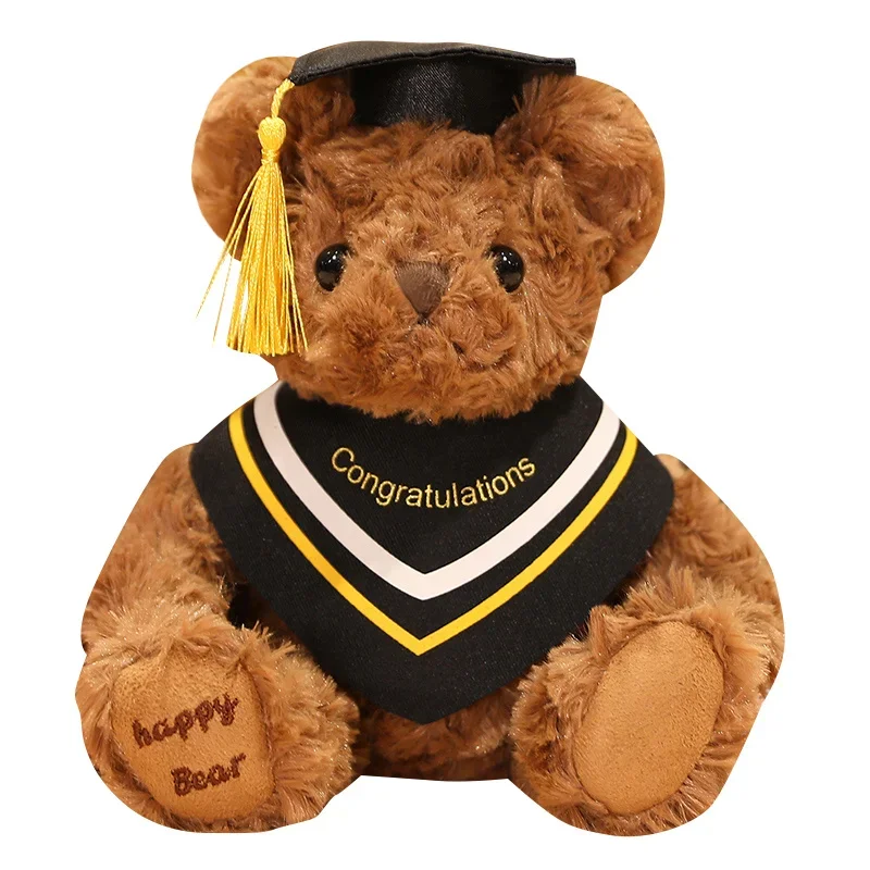 Dr Urso Brinquedo De Pelúcia, Bonecas De Pelúcia Macia, Doutor Teddy, Presente De Graduação Surpresa, Adorável Presente De Aniversário, 20cm, 1Pc