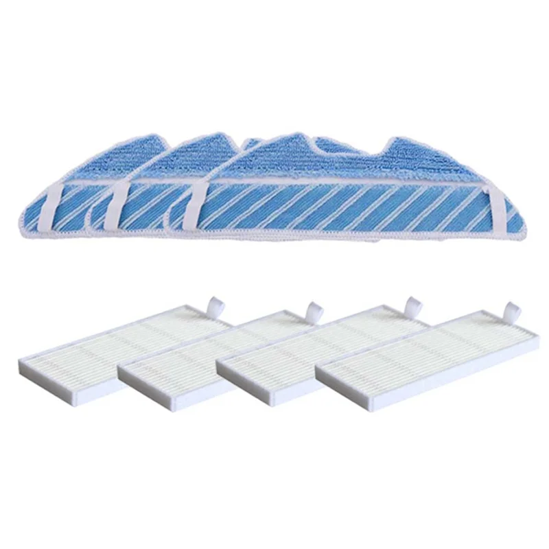 【CÓDIGO】Para Cecotec Conga 1390 1290 1590 accesorios de Robot aspirador filtro HEPA paño de mopa trapo de limpieza
