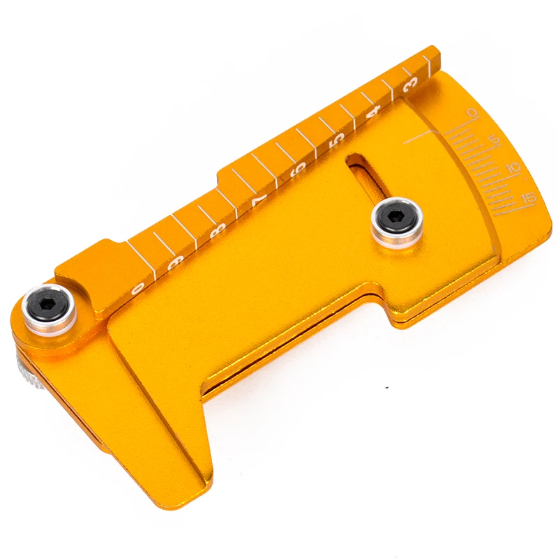 PYFORE Metall-Aluminium-Legierung Einstelllineal für 1/10 RC Modell Touring Car Drift Racing Werkzeuge YOKOMO HSP Tamiya MST – Detail 15