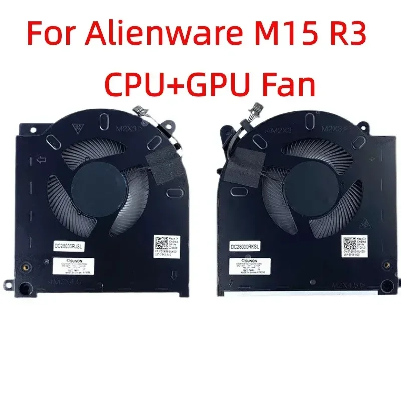 

0D1X38 0TG9V0 Original for Alienware M15 R3 Notebook CPU GPU Cooling Fan