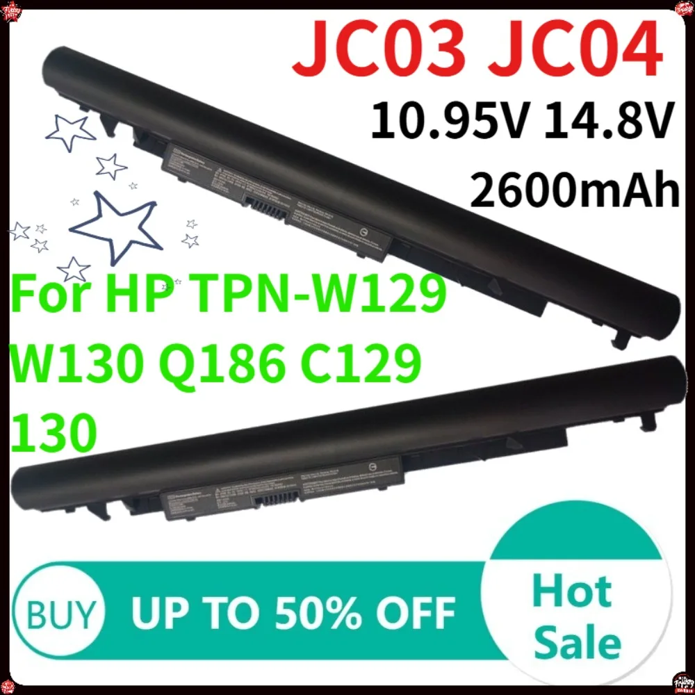 

10.95V 14.8V JC03 JC04 For HP 15-BS 15-BW 17-BS 919700-850 HSTNN-PB6Y 919682-831 HSTNN-LB7W HSTNN-DB8E HSTNN-LB7W Laptop Battery