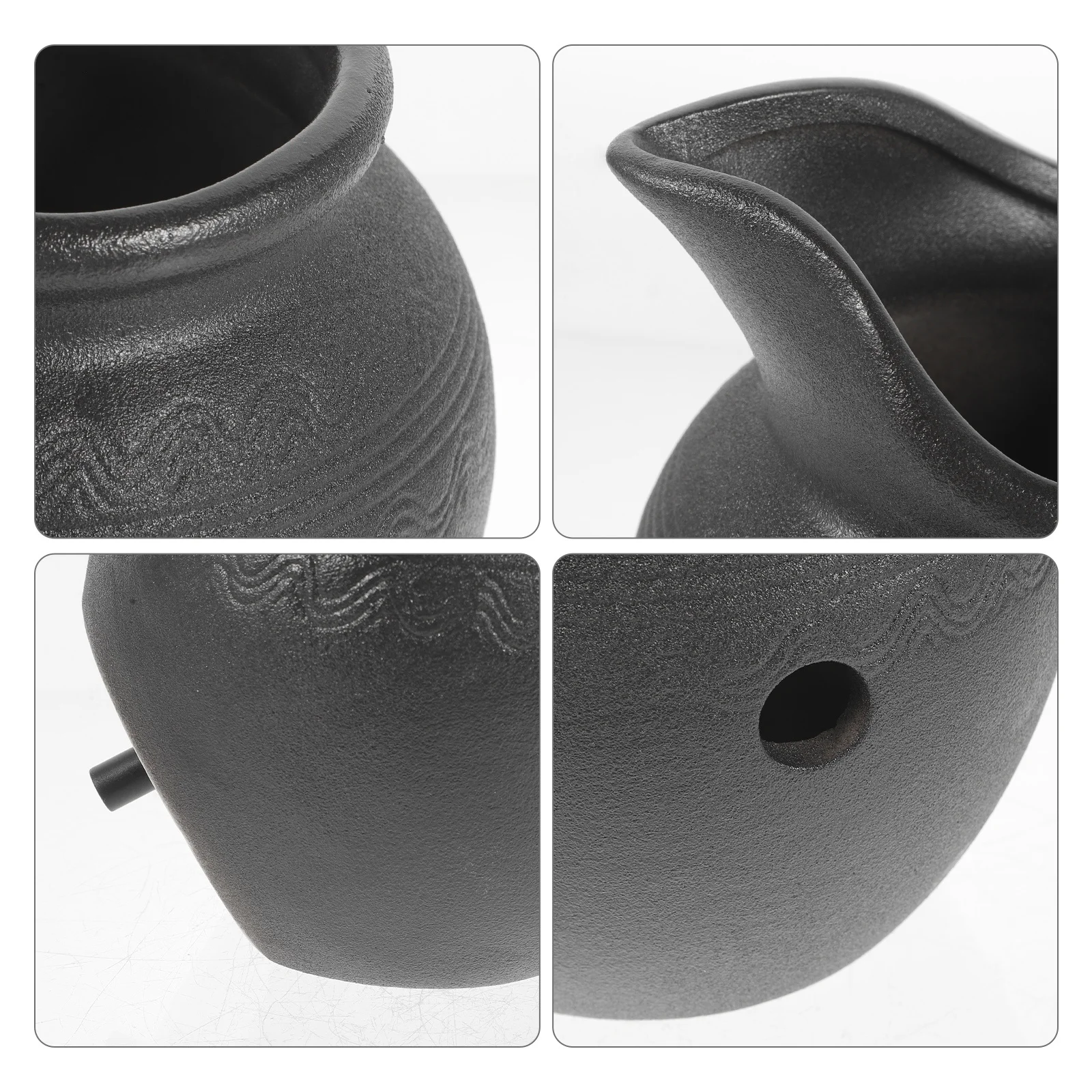 Kreative Keramik Topf Wasserfall Dekor Umwälzbrunnen Outdoor Natürliche Umweltfreundliche Keramik Glas Wohnzimmer Dekor