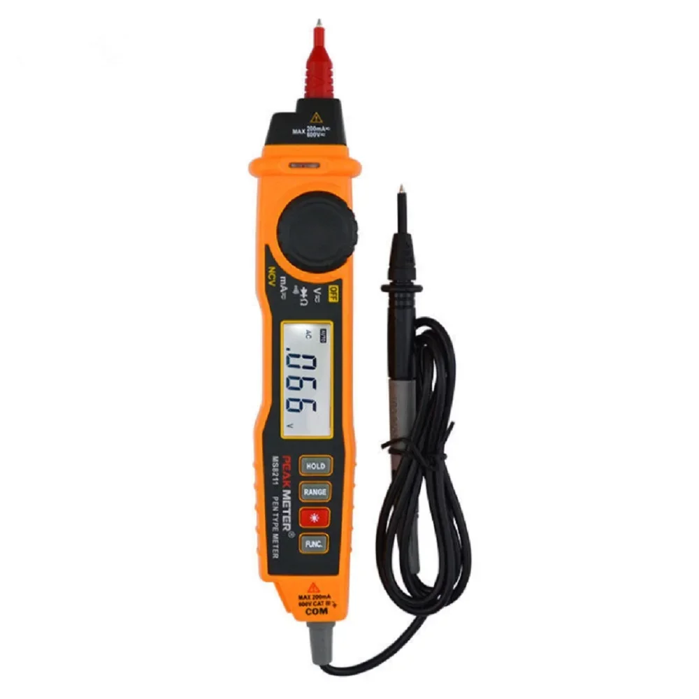 HAOJIAYI MS8211 مقياس رقمي متعدد مع مسبار ACV/DCV جهاز اختبار كهربائي محمول متعدد اختبار رقمي احترافي #3