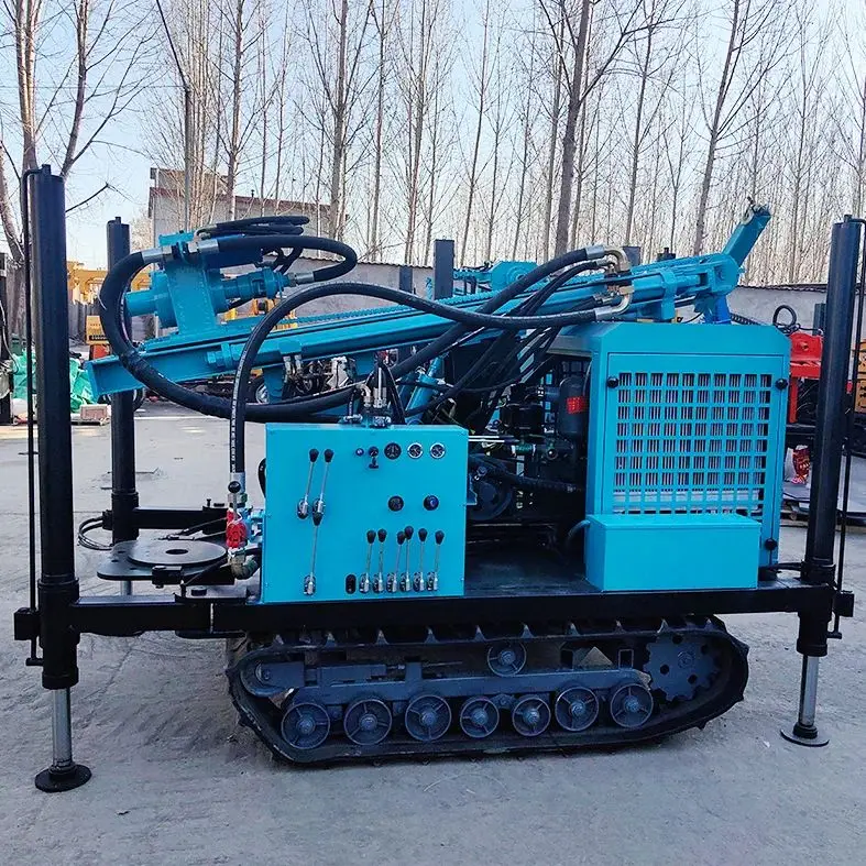 

Индивидуальная буровая установка на колесном ходу для глубоких скважин (до 300 м), гидравлическая, роторная, дизельная, высокоточная, для промышленного бурения