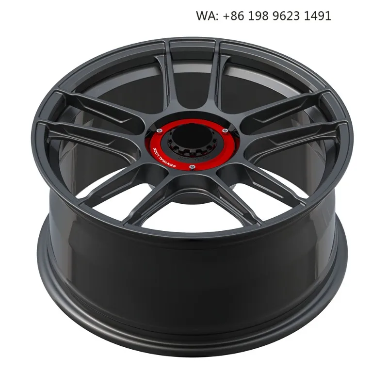 High end customized wheel hub Multiple  Inch deep concave forged alloy rims, 5x3 PCD gold polished finish, single piece sporty