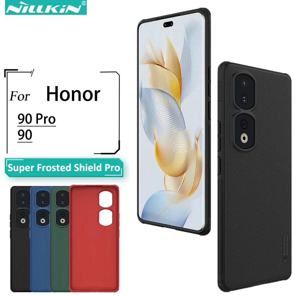 Nillkin for Huawei Honor 90 / 90 Pro Case Super Frosted Shield Hard PC Ultra-Thin Soft Edge Full Coverage for Honor 90 Pro Case